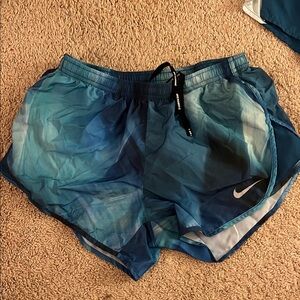 Nike Women's Gradient Blue Athletic Shorts